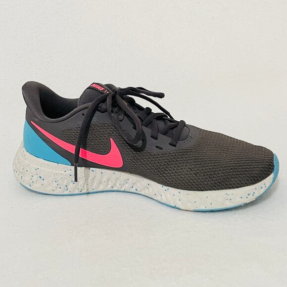 Nike Revolution 5 Women's Size 11 Grey Pink Blue Running Shoes Sneaker CU4830001 - Picture 3 of 10